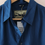 Thumbnail: Vintage Unisex Silk Shirt in Electric Blue - (EU48)