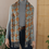 Thumbnail: Vintage Soft Scarf in Gray/Burnt Orange Print