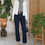 Thumbnail: Vintage Minimalist Cardigan in White  - (EU38)