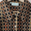 Thumbnail: 70s Vintage Cell Circles Shirt in Brown - (EU44)