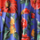 Thumbnail: Vintage Pleated Floral Skirt in Blue - (EU38-42)