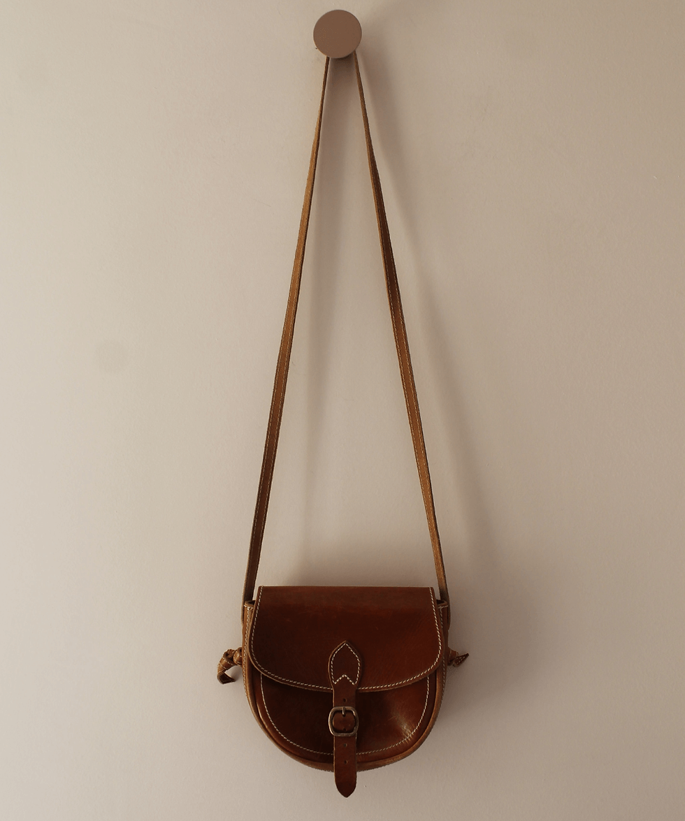 Thumbnail: Vintage Leather Bag in Caramel Brown