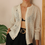 Thumbnail: Vintage Eyelet Cardigan with Diamante - (EU42-44)
