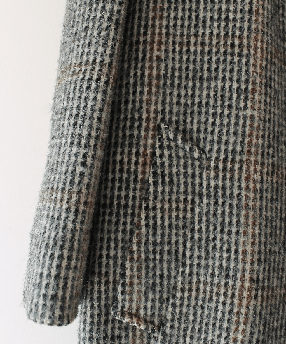 Thumbnail: 90s Italian Textured Pure Wool Coat (EU46-48)