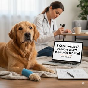 Il cane zoppica? Potrebbe essere colpa delle tonsille!!