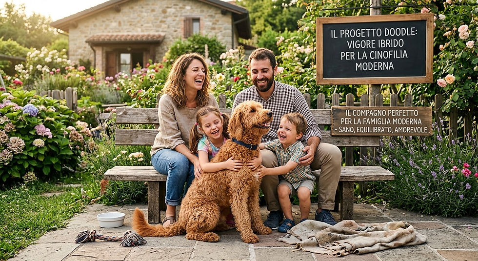 Il Goldendoodle è il cane da famiglia perfetto