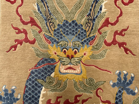 Story of a Rug: The Dragon Rug — A Tibetan Masterpiece of Power, Protection & Celestial Fire