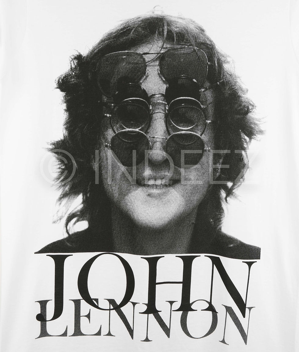 Thumbnail: John Lennon funny glasses T-shirt