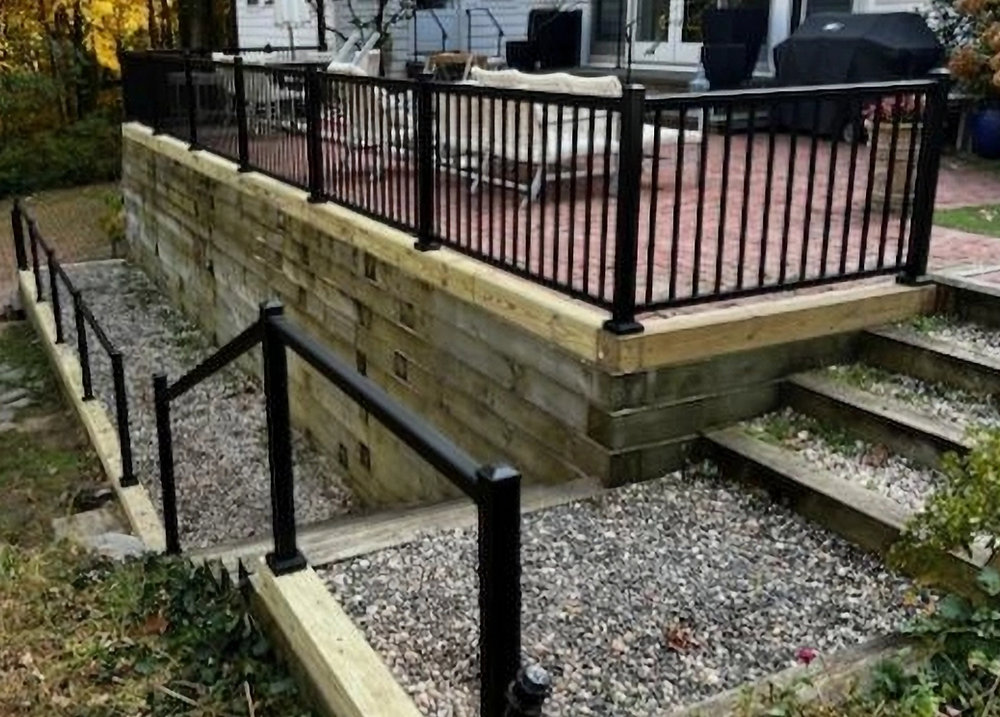 Back Hard Railing Railing Gallery – Safe, Stylish, and Built for Strength