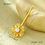 Thumbnail: Waterproof 18k Gold Stainless Steel Women Flower Hair Pins Floral Pearl