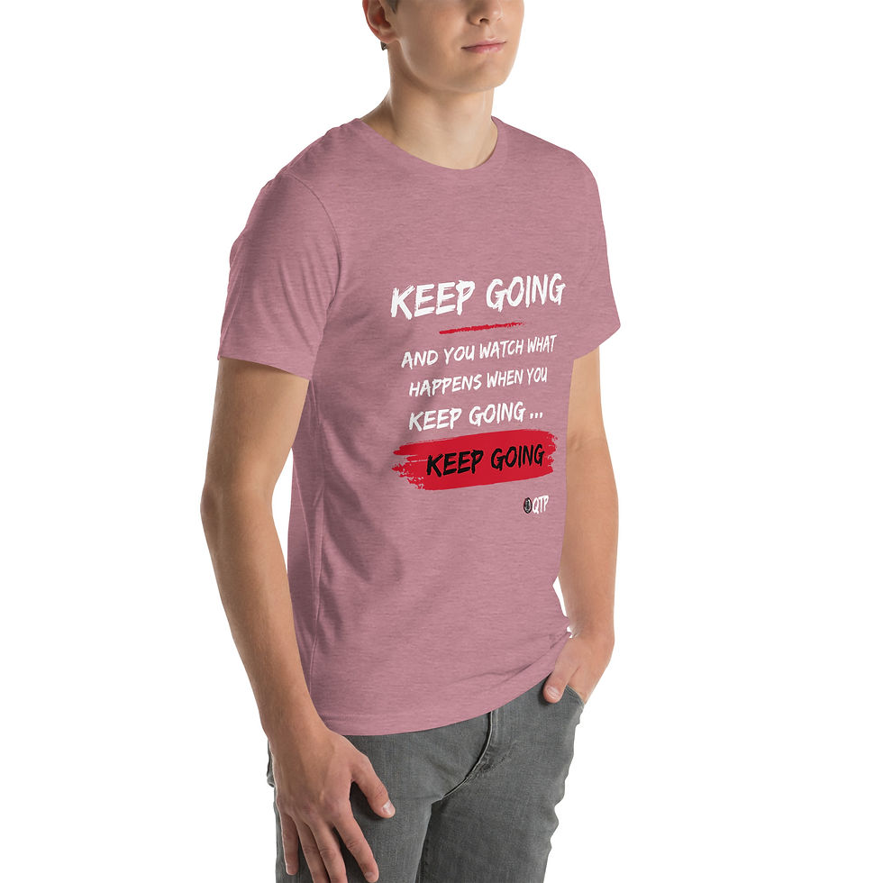 Thumbnail: #KEEPGOING Unisex Staple T-Shirt | Bella + Canvas 3001