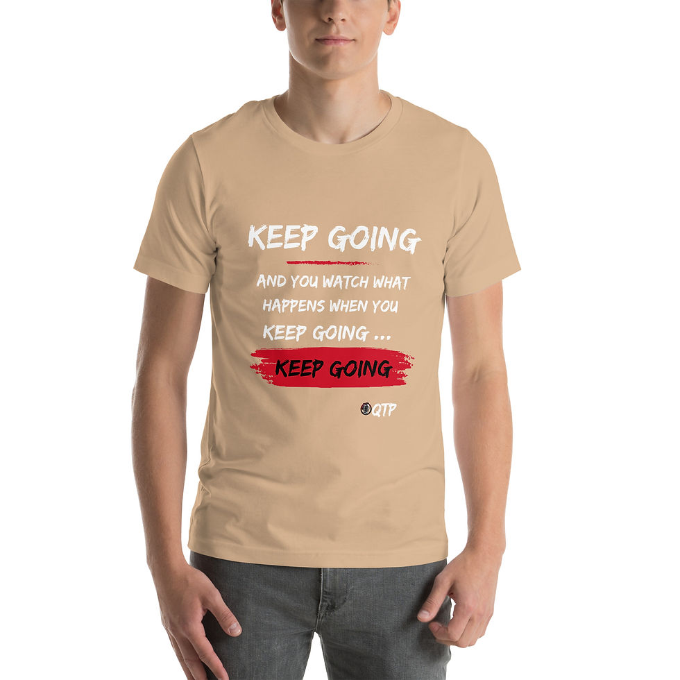 Thumbnail: #KEEPGOING Unisex Staple T-Shirt | Bella + Canvas 3001