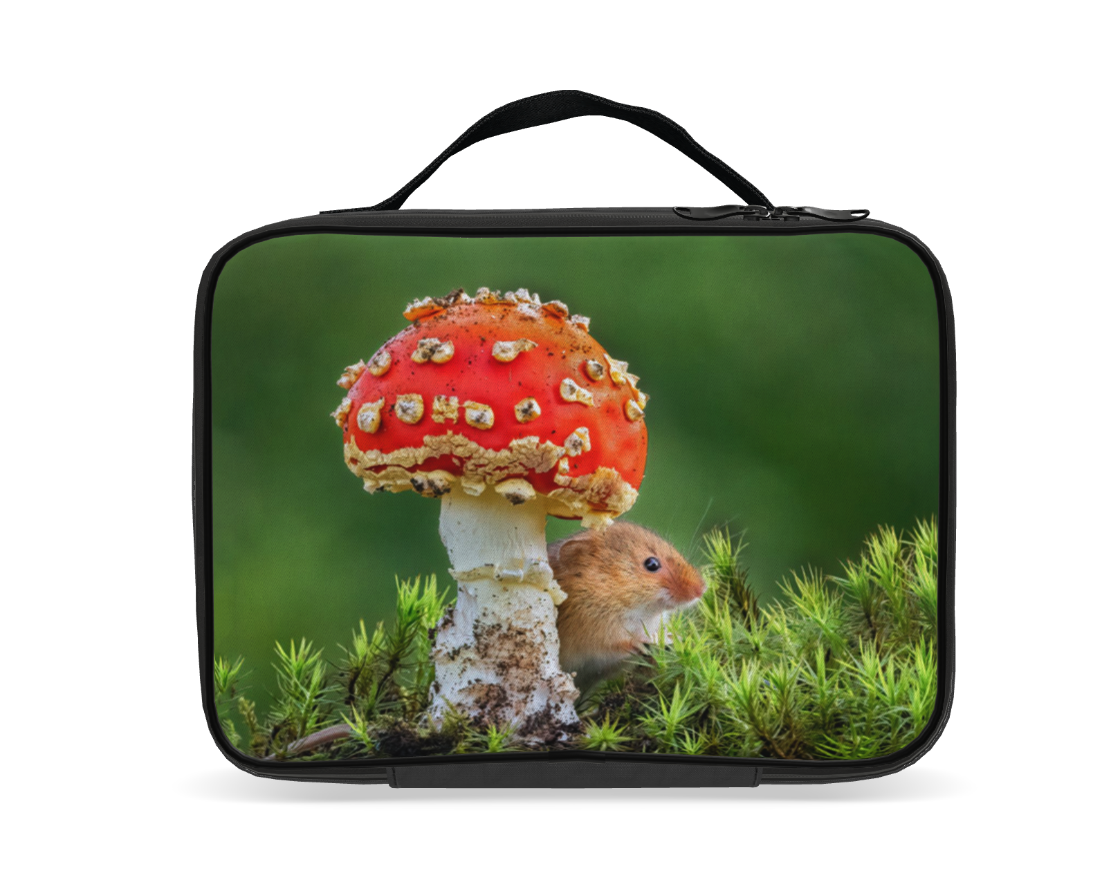 'Seeking shelter' lunch bag