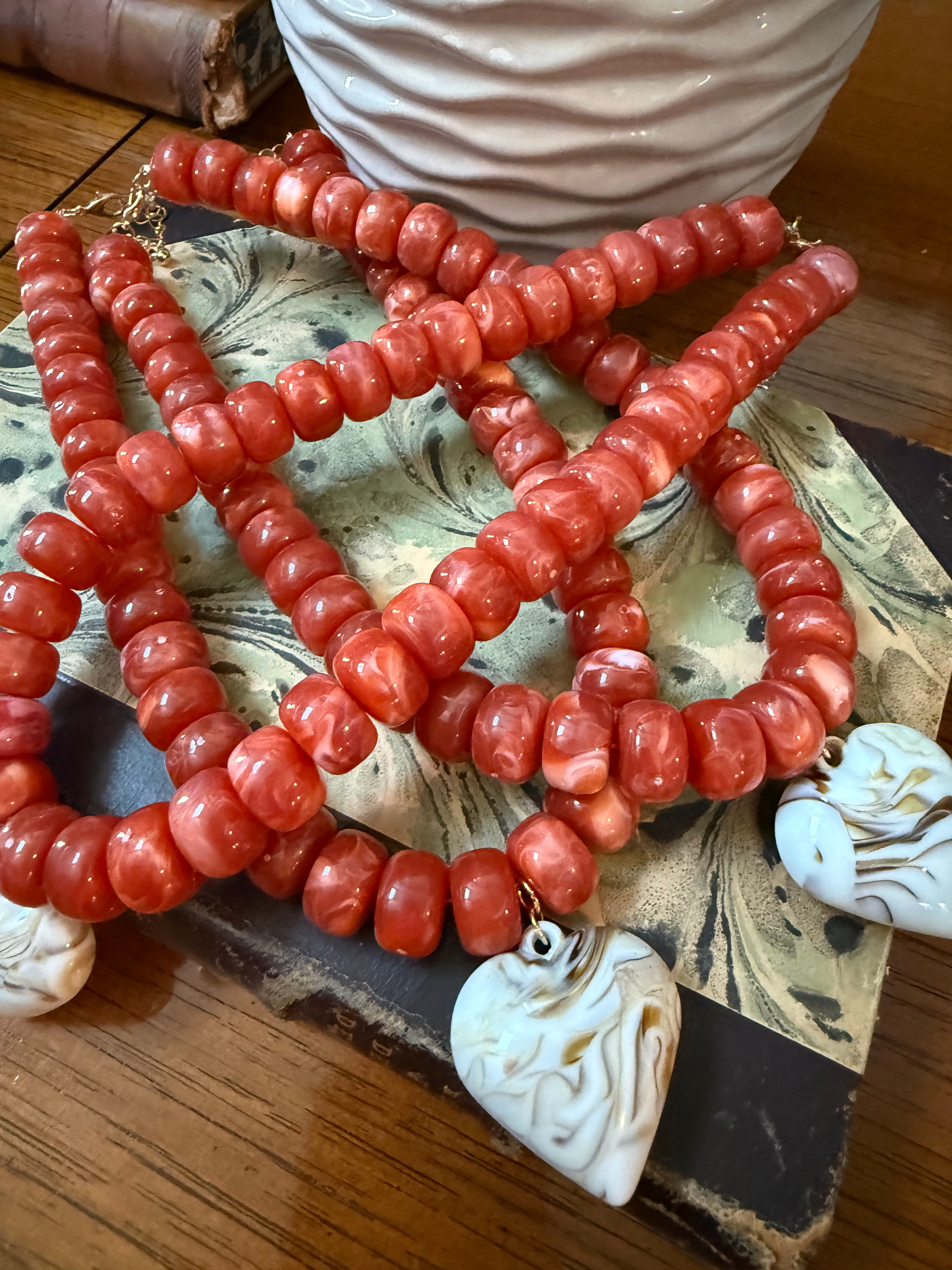Heart Full Beaded Necklace