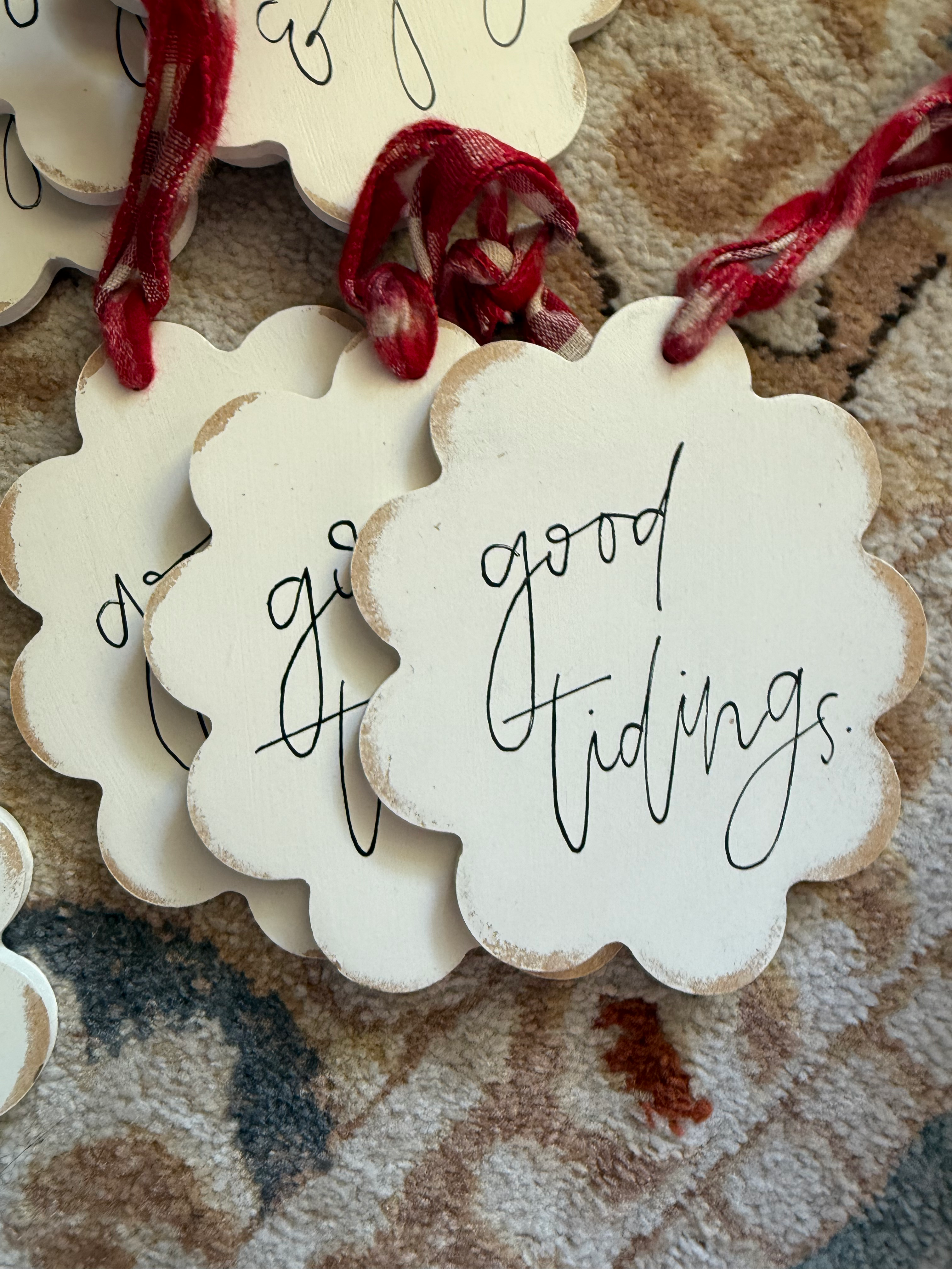 Good Tidings Handmade Ornament 