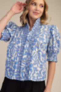 The Elodie Leaf Blouse