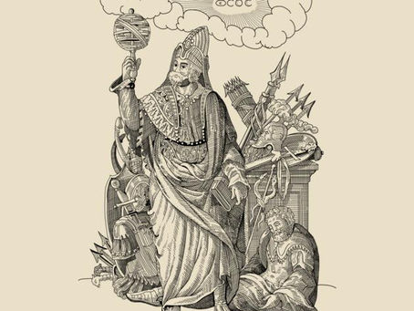1675 engraving of Hermes Trismegistus, the legendary figure associated with Hermeticism, ancient wisdom, alchemy, and the search for hidden knowledge