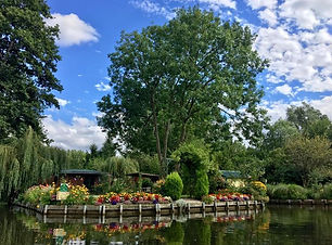 The Hortillonages (canals and gardens) t