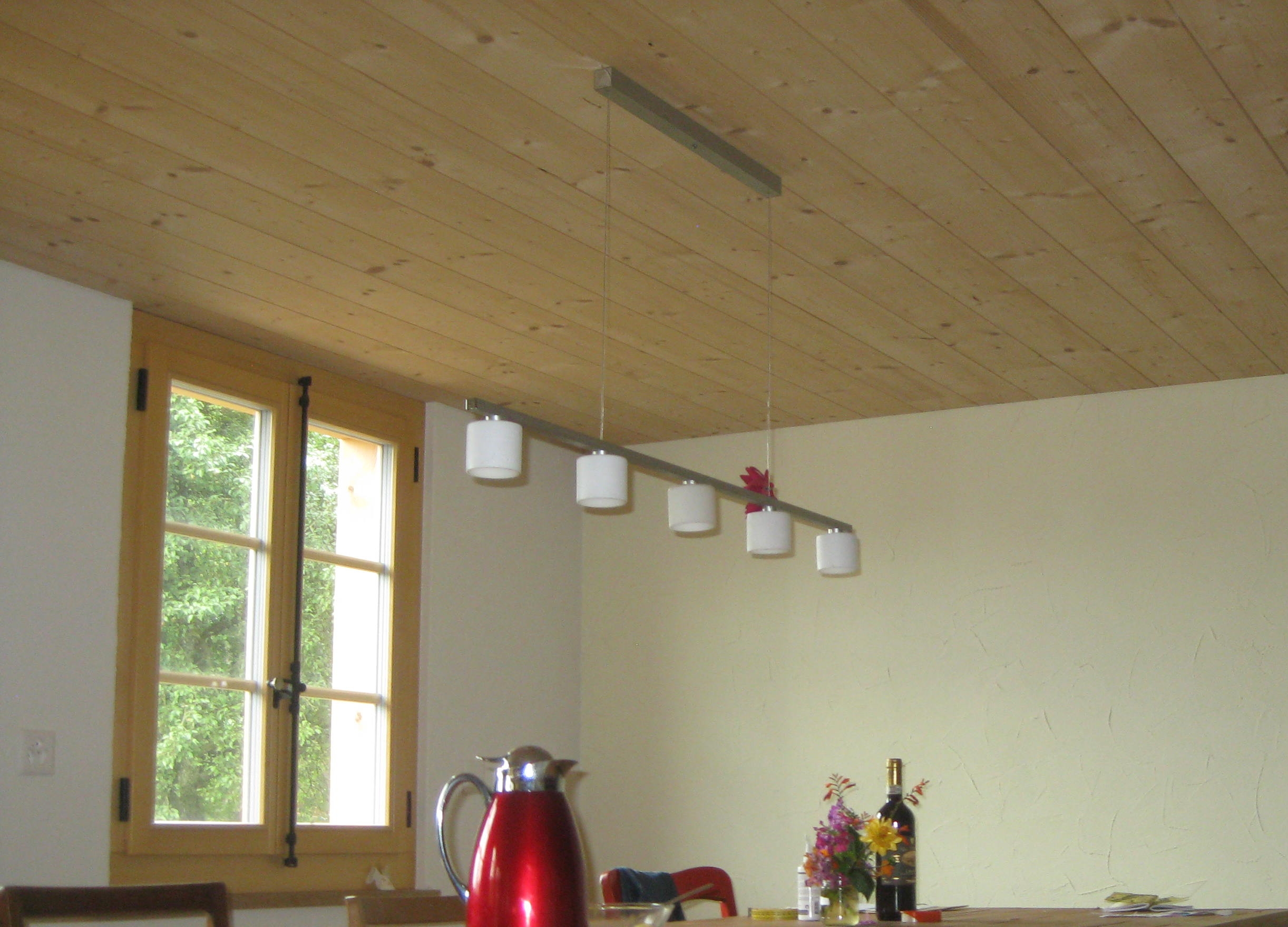 triasol Decke und Tisch bewohnt