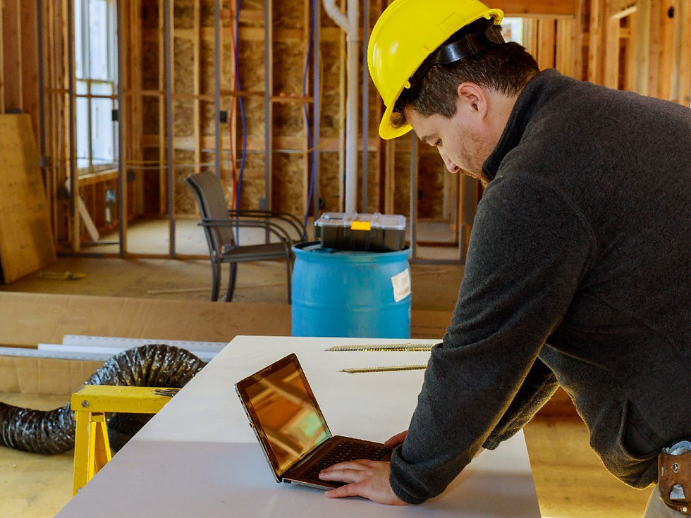 Contractor on jobsite