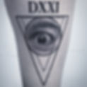 Tätowierung: Auge in Dreieck, DXXI