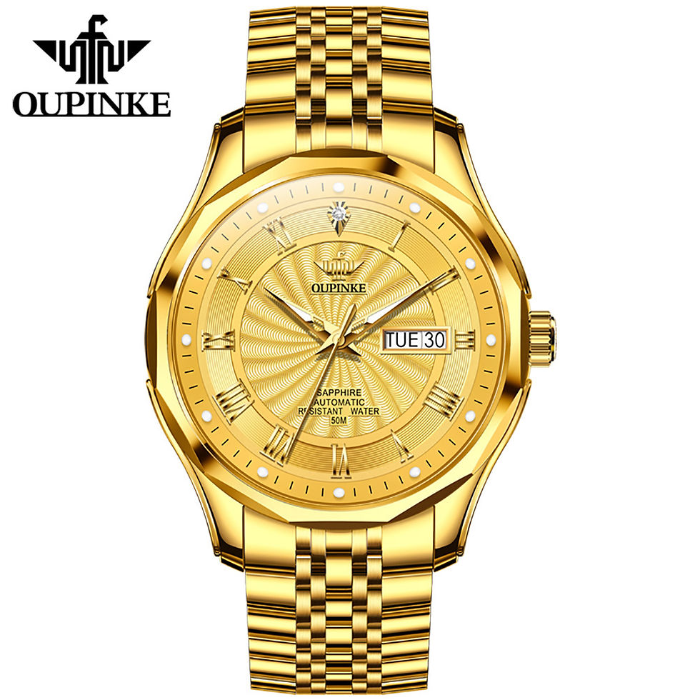 Miniature : Automatic Winding Mechanical Bracelet Waterproof Japanese Movement Mens