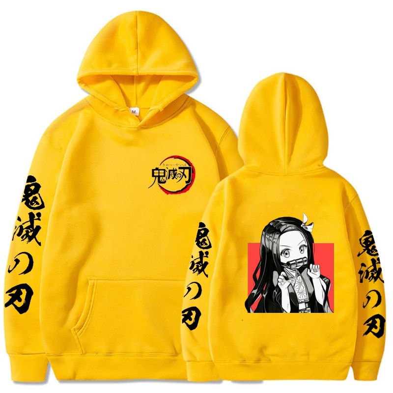 Thumbnail: Demon Slayer Anime Hoodie Pullovers Tops Long Sleeve Casual Fashion Cloth