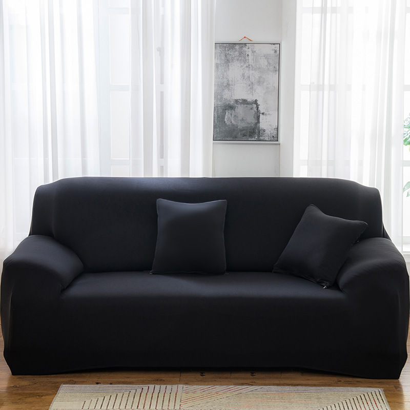 Miniaturbild: Solid Color Elastic Sofa Cover Sofa Cover Full Cover Sofa Cushion Fabric Full C