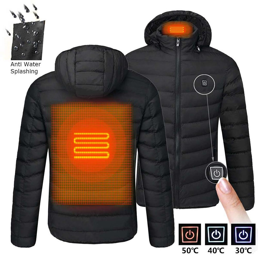 Miniaturbild:  USB Heating Jackets Smart Thermostat Color Hooded Heated Clothing Waterproof 