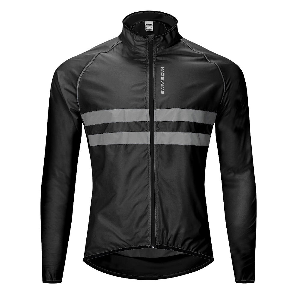 Thumbnail: WOSAWE Windproof Cycling Jackets Hooded Men Riding Waterproof Cycle Clothing 