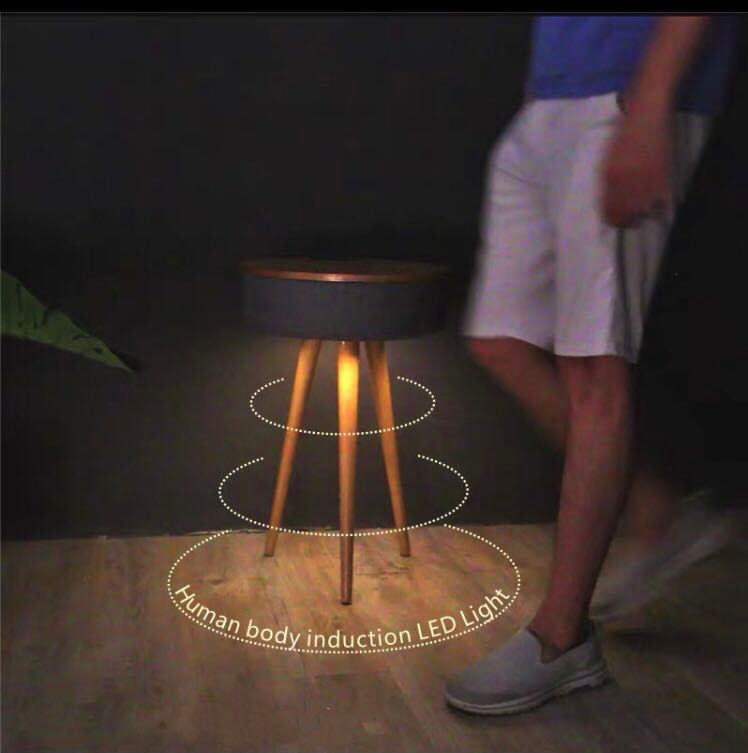 Miniature : HIFI Smart Table Lamp Speaker Wireless Charger Coffee  Smart Table Speaker