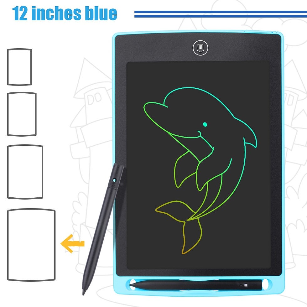 Miniaturbild: 8.5/10/12 Inch LCD Drawing Tablet Electronic Drawing Writing Board Colorful