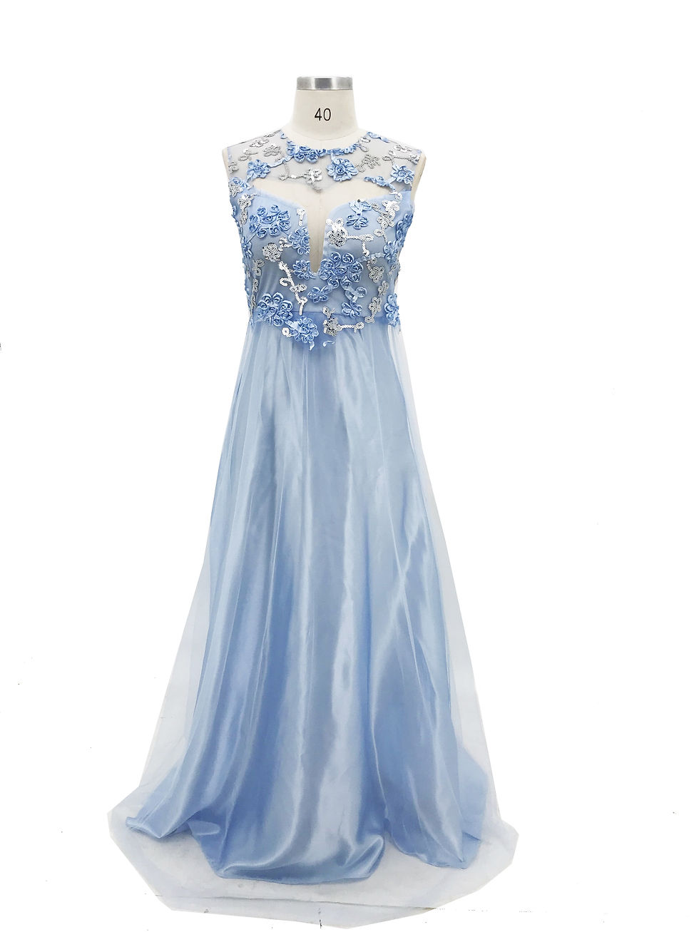 Thumbnail: Elegant Dress for Women  Evening Party Mesh Sleeveless High Waist Sequins 