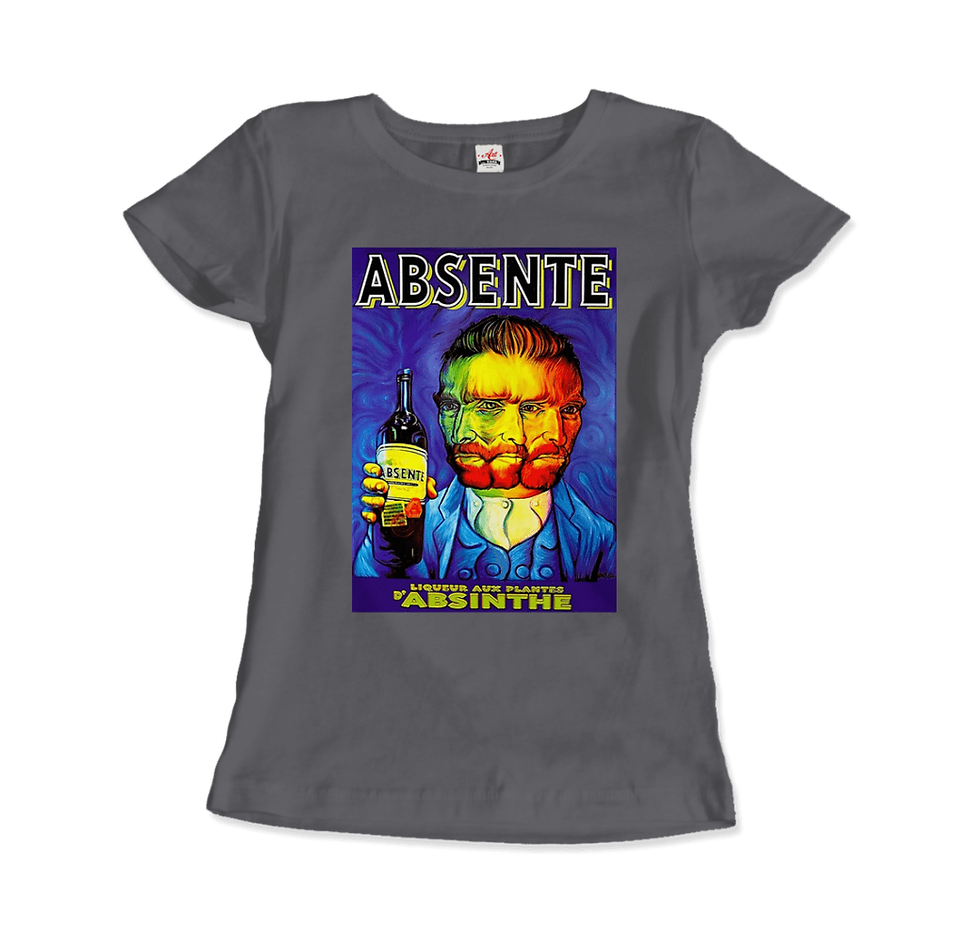 Miniature : Absente, Vintage Absinthe Liquor Advertisement With Van Gogh T-Shirt