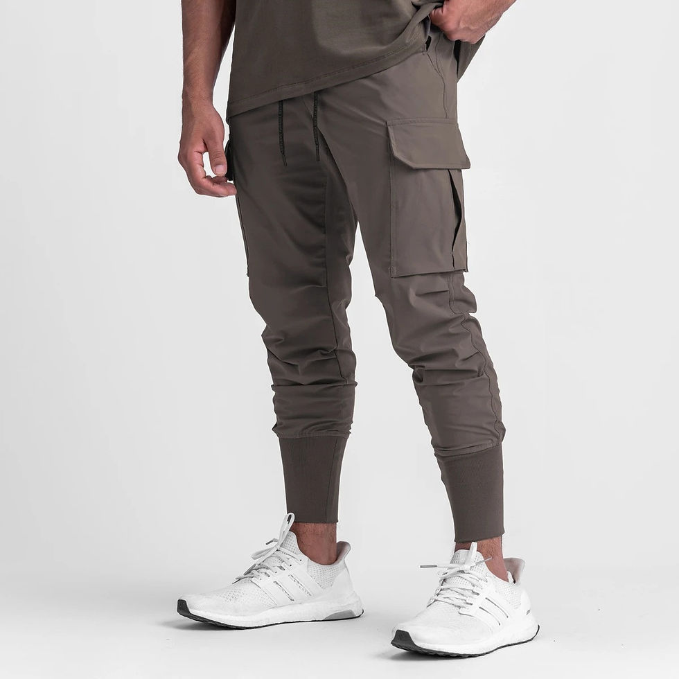 Thumbnail: Cross-border Large Size Sports Pants Fitness Casual Trousers Thin Loose Quick-d