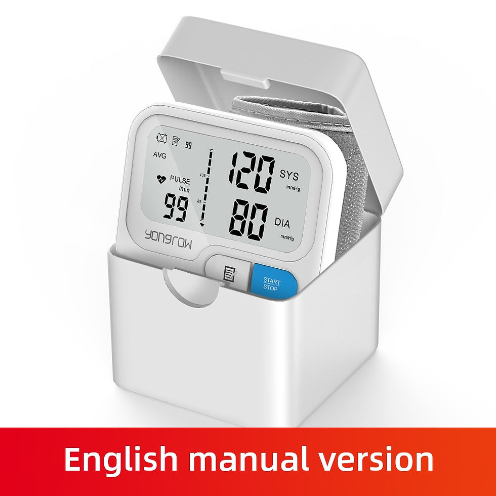 Miniature : Automatic Digital Wrist Blood Pressure Monitor Sphygmomanometer Tonometer 