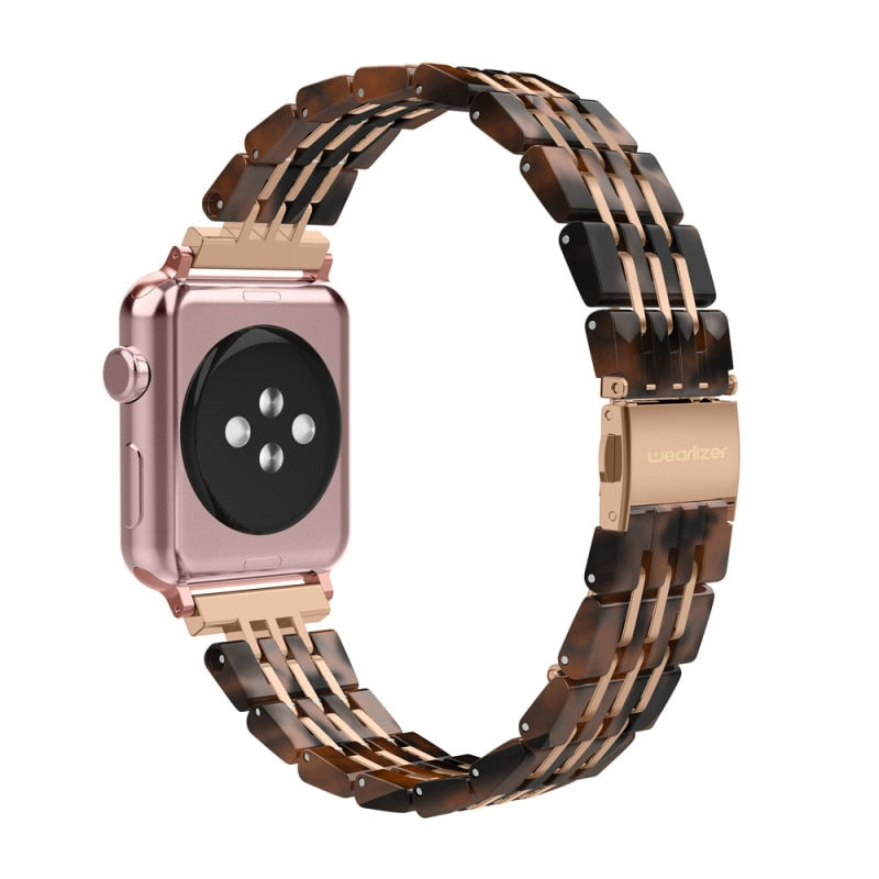 Thumbnail: Stainless Steel Strap for Apple Watch Band 6/5/4/3/2 38mm 40mm 42mm 44mm Metal 