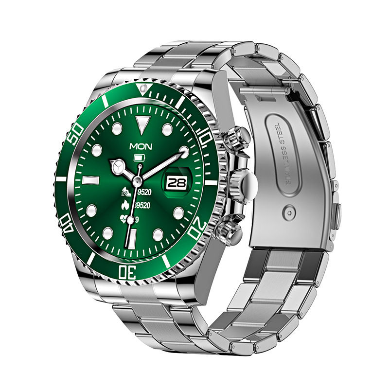 Thumbnail: Bluetooth Call Smart Watch Rotating Bezel Music Heart Rate Blood Pressure Detec