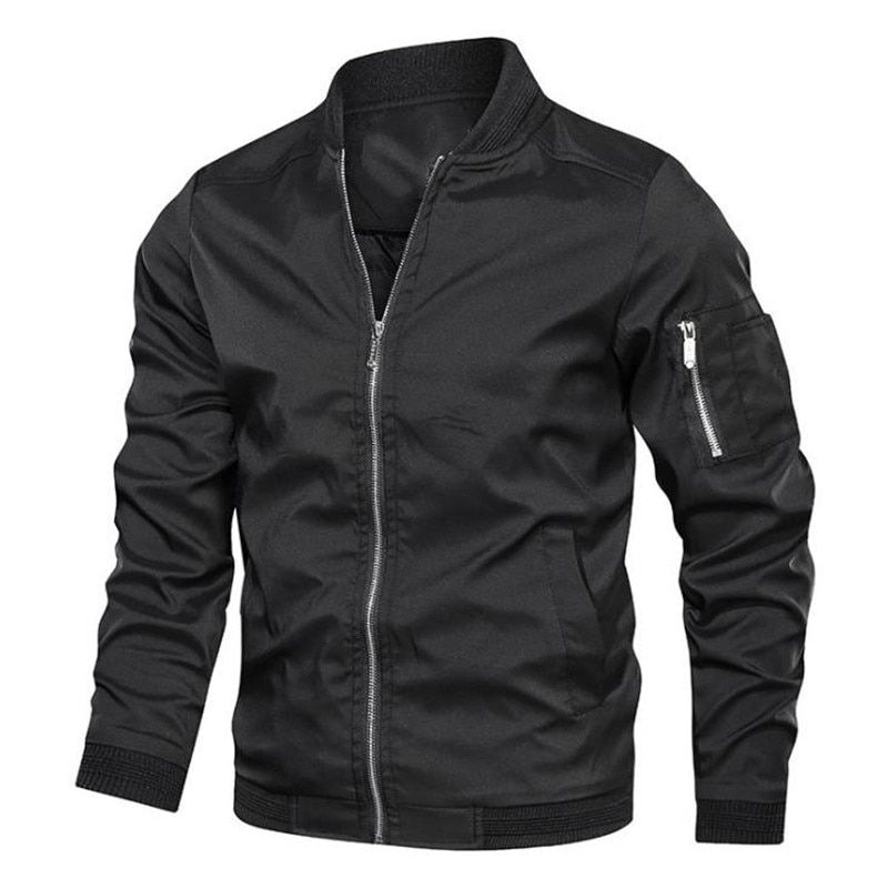 Miniature : Spring autumn jacket male bomber jacket casual streetwear male jackets and coats