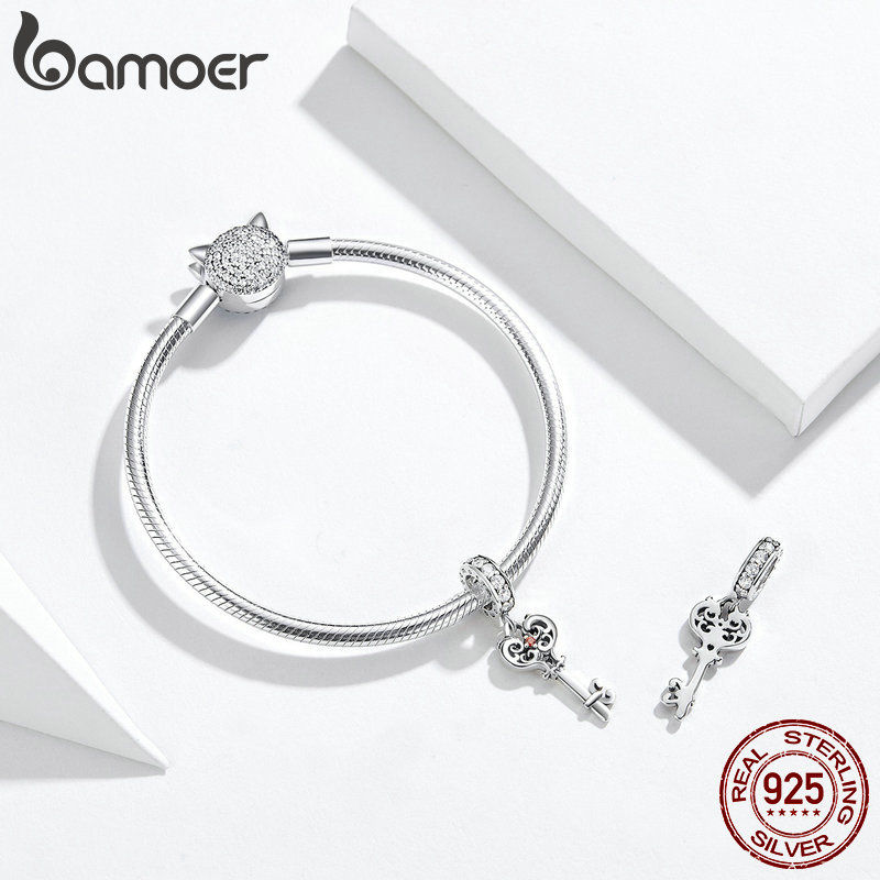 섬네일: 925 Sterling Silver Vintage Pattern Pendant Charms for Women Bracelet 