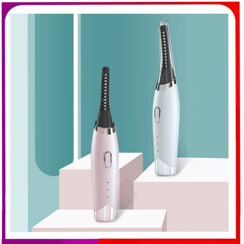 Portable Long Lasting Eye Lash Perming Curling Electric Heated Eyelash Curler