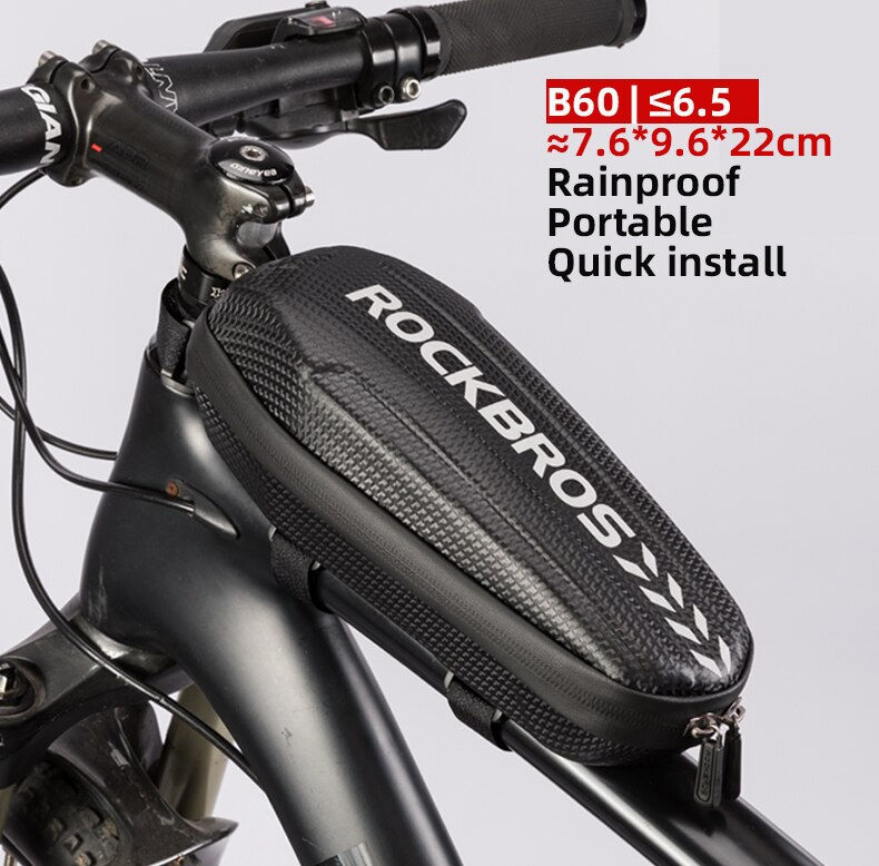섬네일: ROCKBROS Universal Electric Scooter Head Handle Bag Hard Shell Bag 