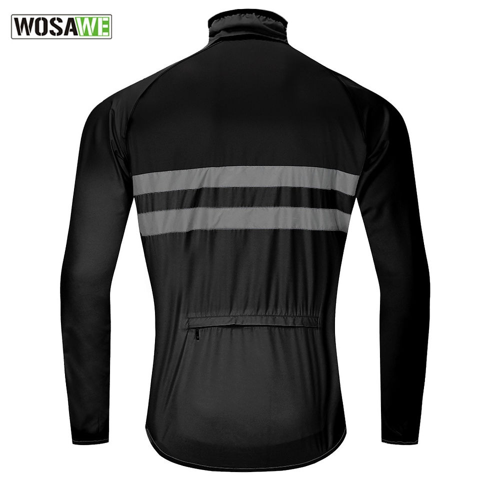 Miniaturbild: WOSAWE Ultralight Reflective Men's Cycling Jacket Long Waterproof Windproof