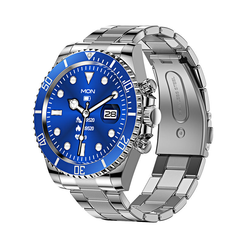 Thumbnail: Bluetooth Call Smart Watch Rotating Bezel Music Heart Rate Blood Pressure Detec