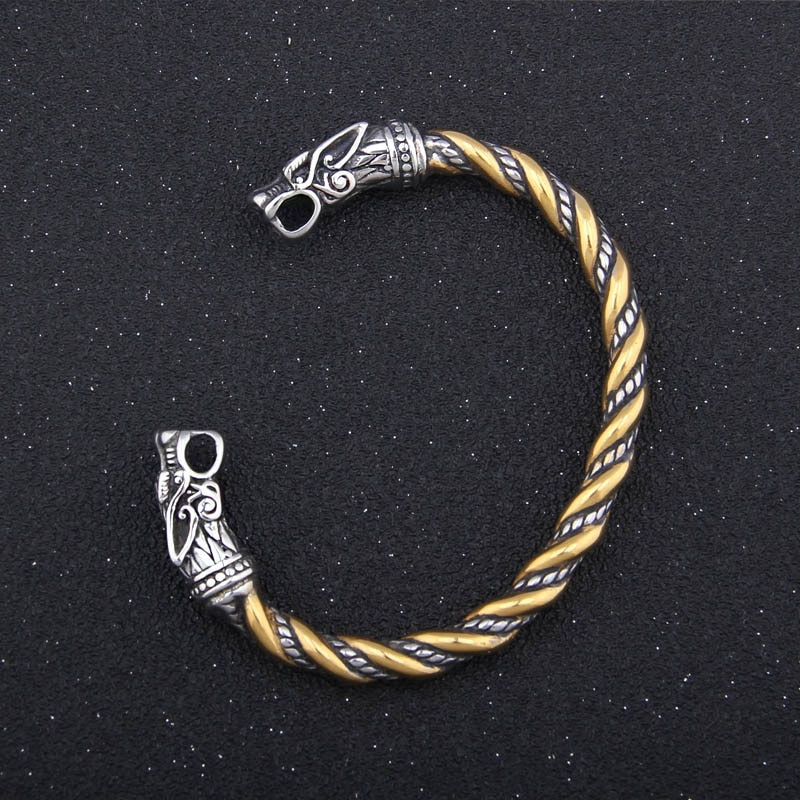 Thumbnail: stainless steel Dragon Bracelet Jewelry Fashion Accessories Viking Bracelet Men 