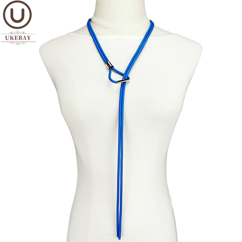 Miniature : Long Statement Necklaces Necklace Women Gothic Jewelry Clothes Accessories 