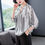 Miniaturbild: Women's Style Chiffon Blouses Blouses Shirt Women's Striped V-neck 