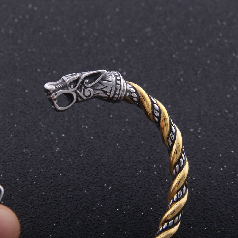 섬네일: stainless steel Dragon Bracelet Jewelry Fashion Accessories Viking Bracelet Men 