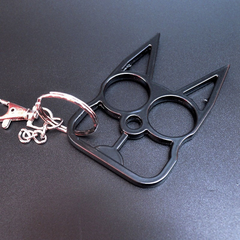 Miniature : Portable Cute Cat Opener Screwdriver Keychain Multifunction Outdoor 