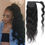 Thumbnail: Natural Wavy Wrap Around Clip In / Velcro Ponytail Hair  Human hair 14"